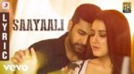 Saayaali Song Lyrics
